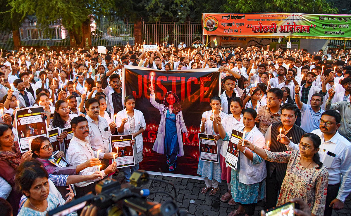 Protests across the nation have been taking place for the victim |  - PTI